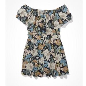 AE Floral Puff Sleeve Romper